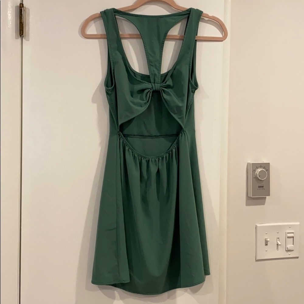 lulu open back dress